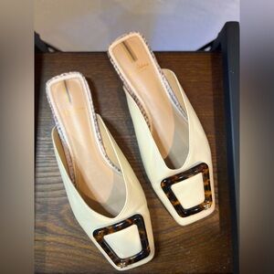 Cream Lil Buck Mules 7.5 Sam Edelman
